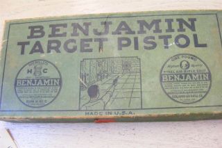 Vintage Benjamin Air Pistol,  Model 132,  With Box and Paperwork 3