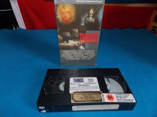 Vhs Horror Slasher Movie " Things " Left Field Productions Ultra Rare Canadian Bad