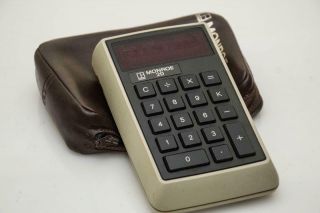 Vintage Led Electronic Calculator Rare 1970s - Monroe 20 Litton - Vgc,
