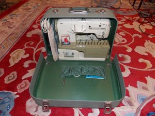 Vintage Bernina Record 730 Sewing Machine W/case & Accessories