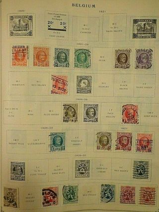 Vintage Scott International Jr Postage Stamp Album 1943 with OVER 3,  000 STAMPS 6