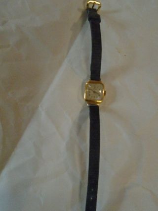 Ladies Vintage Siduna 18ct Solid Gold Swiss Mechanical Wrist Watch Located
