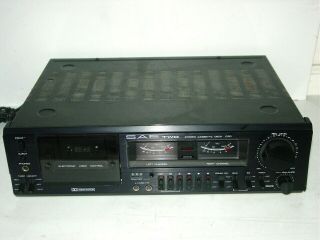 Vintage Sae Two C - 3d Single Stereo Cassette Deck,  Scientific Audio Electronics