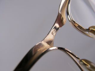 Vintage Metzler 1/10 12K Gold Filled Eyeglasses Size 52 - 16 135 Made in Germany 3