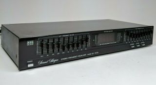 Vintage Adc Ss - 100sl Stereo Frequency Equalizer Sound Shaper Eq -