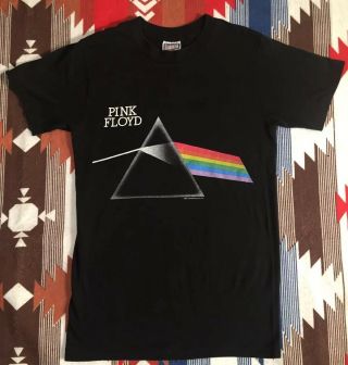 Vintage Pink Floyd Shirt 1987 Tour Dark Side Of The Moon Single Stitch M