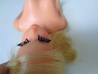 1969 Talking Barbie Doll in Orange Swimsuit BLONDE Ponytail MUTE N/Mint 4