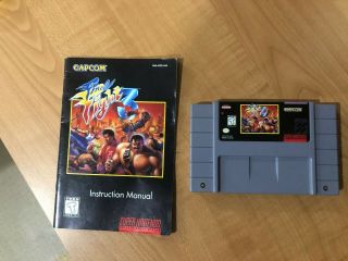 Final Fight 3 /manual☆☆ Authentic,  Very Rare ☆☆ - Snes Nintendo Cleaned