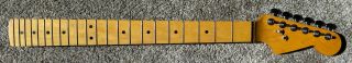 Warmoth Stratocaster Neck / Vintage Tint / Maple W/ Grover Locking Tuners