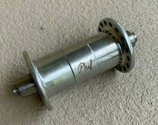 Phil Wood Front Hub 32h Silver Made In Usa Vintage 9x100 Qr