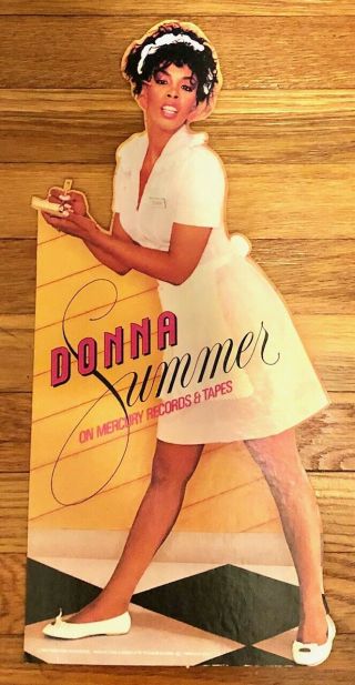 Donna Summer She Hard For The Money Rare Vintage Promo Stand - Up 