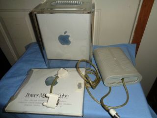 Apple Power Mac G4 Cube Includes Vintage G4 Cube/power Supply/vga Adapter - M7886
