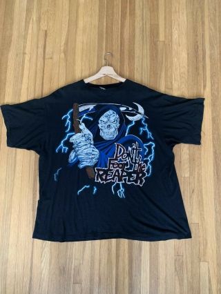 Vintage American Thunder “don’t Fear The Reaper” Lighting Print T Shirt Xxl