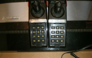 Vintage Atari 5200 4 - Port With 2 Controllers All Cords And 18 Games.  WOW 5