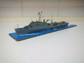 Built 1/700 Resin Uss Cleveland Lpd - 7.  Very Rare.  For Collectors - Oop