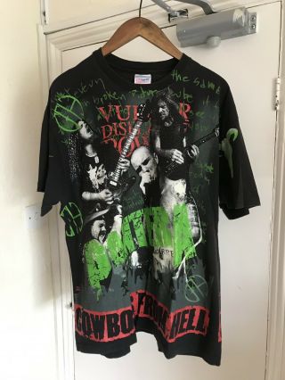 Vintage Pantera Cowboys From Hell T Shirt - Hanes,  Single Stitch,  90s,  Band
