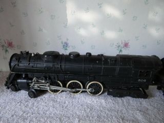 Vintage American Flyer Engine 326 and Coal Car as Found 6