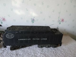 Vintage American Flyer Engine 326 and Coal Car as Found 7