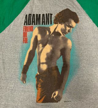 Adam Ant Shirt Vintage T - Shirt 1983 Pure Sex Tour Wave Punk Rock Band 2