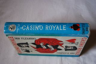 Vintage 1968 Ian Fleming Casino Royale Hardback Book with Dust Cover 6