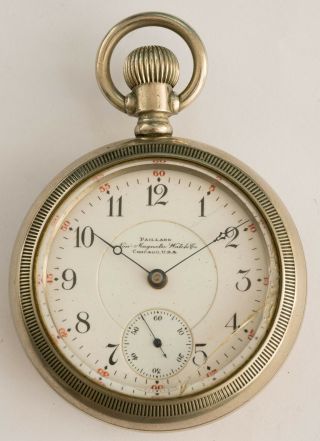 Antique Illinois Paillard Non - Magnetic Watch Co Pocket Watch To Repair