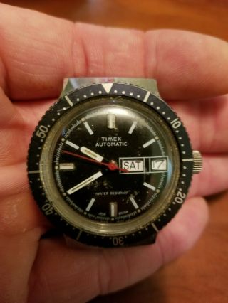 Vintage Timex Day/date Automatic Dive Watch