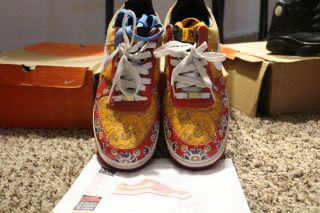 2005 Nike Air Force 1 Low Premium Yotd Year Of The Dog Size 9 Hyperstrike Rare