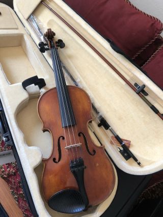 Vintage Pre - 1980 Andrew Schroetter German Student Violin Outfit 3/4