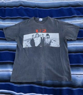 U2 The Joshua Tree Tour T - Shirt Vintage 1987
