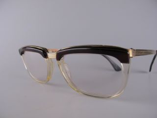Vintage 50s Doublé Or Laminé Eyeglasses Frames Small/medium Made In France