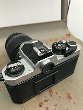 Vintage Nikon FM2,  Nikon F401 slr camera flash 35mm film sigma lens metz 3