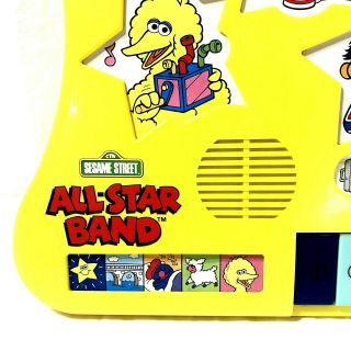 Sesame Street All Star Band 1991 Vintage Keyboard Kids Music Golden Toys 2