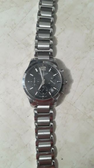 Longines Conquest Watch Mens,  L2.  735.  5.  This Is A Rare Piece