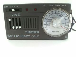 Vintage Boss Dr.  Beat Db 33 Metronome 100 Ready To Use See Pictures