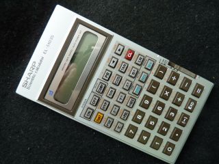 Rare Vintage Sharp El - 5103s Scientific Calculator,  And