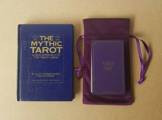 Vintage 1986 The Mythic Tarot Deck Cards,  Book Juliet Sharman - Burke Liz Greene