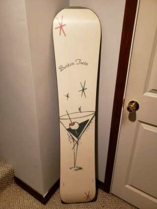 1995 Burton Twin Martini Snowboard Vintage Rare
