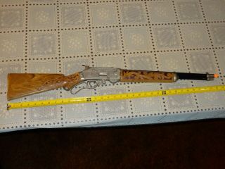 Vintage Hubley Cap Gun Rifle Scout 250 Shot Made In Usa Patent No.  2857699