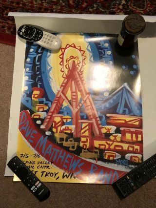Dave Matthews Band Alpine Valley 1st Poster Rare 2003 Steve Keene Dmb