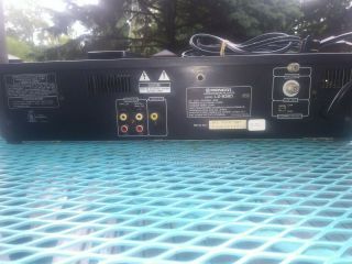 Vintage Pioneer LD - 838D Laservision Laser Disc Player w remote and Workin 4
