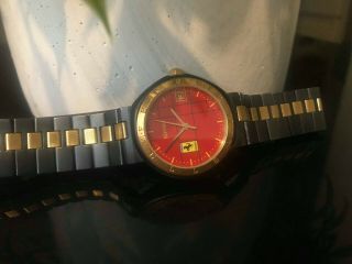 Ferrari Formula By Cartier Watch 128839 Rare Watch