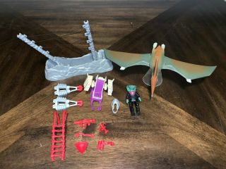 Vintage Dino Riders Pteranodon With Rasp And Accessories 100 Complete