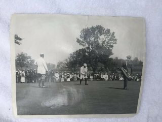 RARE 1920 US Open Press Photo Bobby Jones & Harry Vardon 8x10 Golf 5