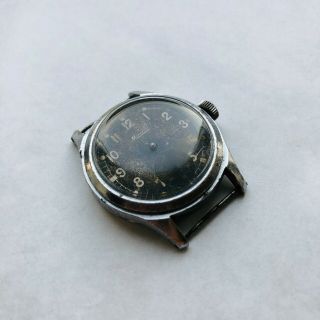 WWII ULTRA RARE Minerva German Army DH 1940 ' s Vintage Military watch 3