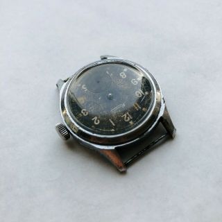 WWII ULTRA RARE Minerva German Army DH 1940 ' s Vintage Military watch 4