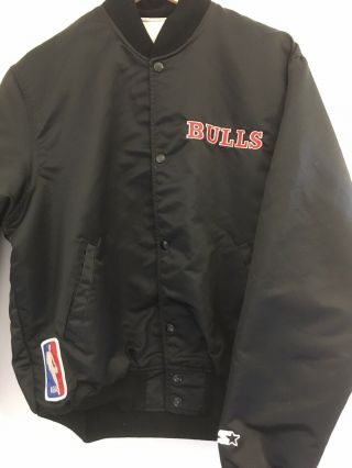 Vintage Chicago Bulls Starter Satin Jacket XL NBA Basketball USA 2