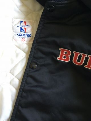 Vintage Chicago Bulls Starter Satin Jacket XL NBA Basketball USA 3