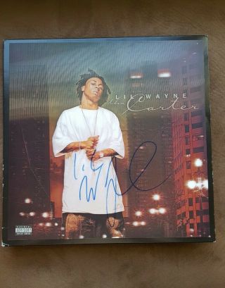Lil Wayne Signed Autographed The Carter Album Vinyl Lp Eminem,  Drake W/coa Rare