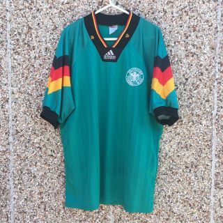 1992 1994 Germany Away Football Shirt Large Adult Vintage Classic 42 - 44 " Adidas