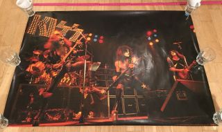 Kiss 1975 - Swiss Giant Poster 98x67 Cm Vintage Wg 2399 - Wizard&genius 1978